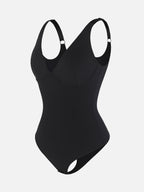 V-Neck Tummy Control Sculpt Bodysuit