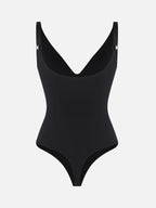 V-Neck Tummy Control Sculpt Bodysuit