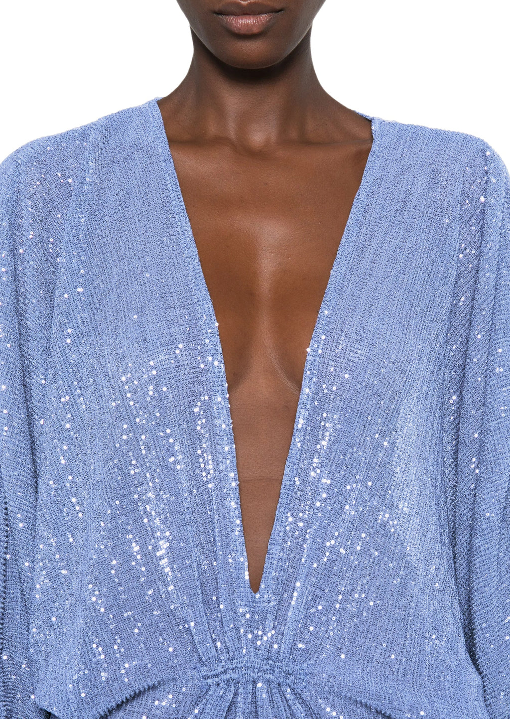 Chaka Sequined Long Sleeved Maxi Dress