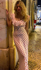 Polka Dot Maxi Dress