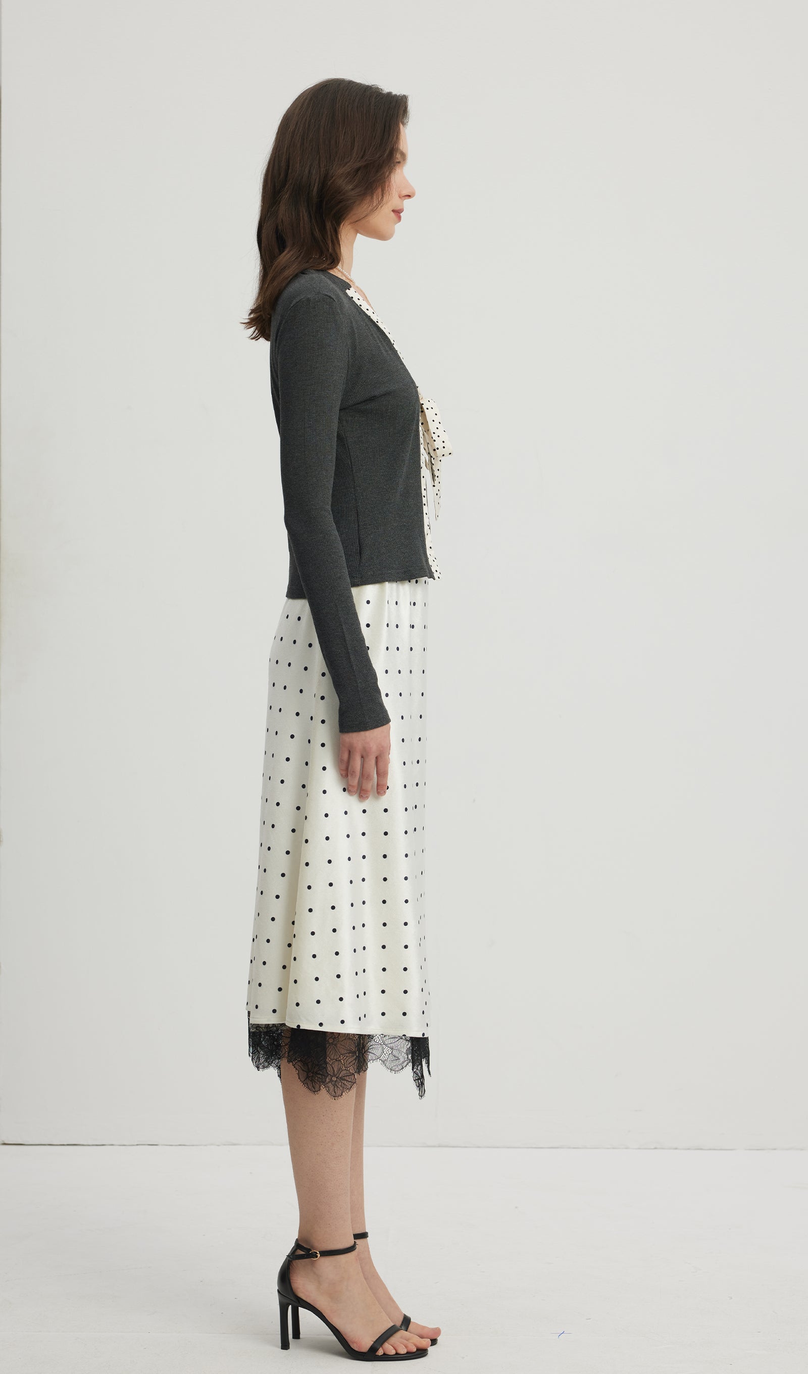Polka Dot Tie Top