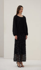 Solid Fringed Top