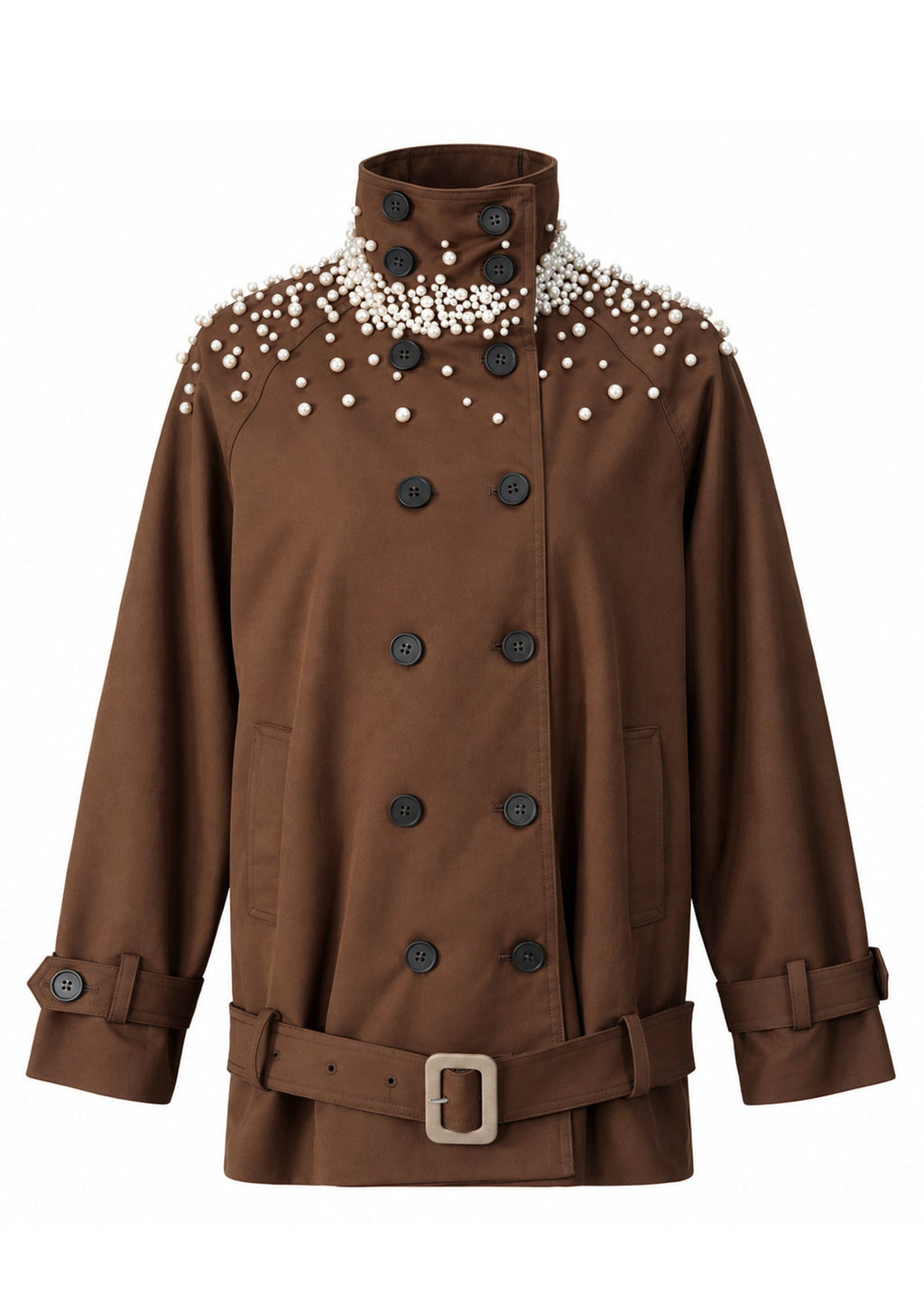 Fabienne Beaded Trench Coat