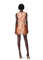 Jesiah Sleeveless Round Neck Lace Mini Dress