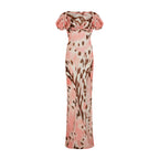 Valencia Floral Short Sleeve Maxi Dress