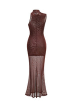 Wanahton Sleeveless Maxi Dress In Brown