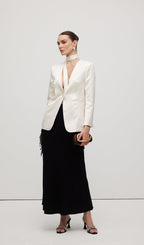 Braided Belted Maxi Skirt
