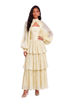 Wald Strapless Maxi Dress In  Yellow