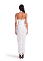 Maine Halter Neck Stretch Maxi  Dress