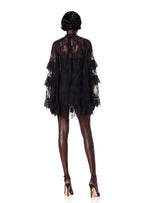 Iceland Long Sleeved Lace Mini Dress