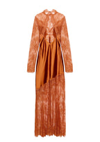 Dagur Lace  Satin Maxi Dress