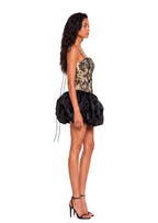 Oba Lace Mini Dress In Black