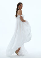 Ulrica Sleeveless Maxi Dress In White