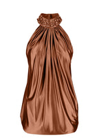 Çagatay Halter Neck Backless Mini Dress