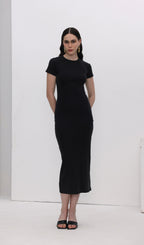Jersey Bodycon Midi Dress
