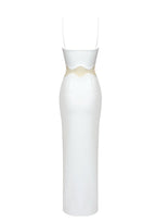 Maona Sleeveless Maxi Dress In White