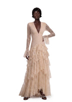 Salome Lace Tiered Maxi Dress