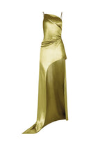 Sadayo Satin Sleeveless Maxi Dress