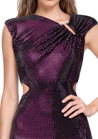Hafiz Sleeveless Sequin Mini Dress