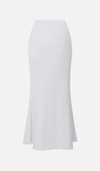 Blouse With Tonal Cape And Flared Maxi Skirt Sets