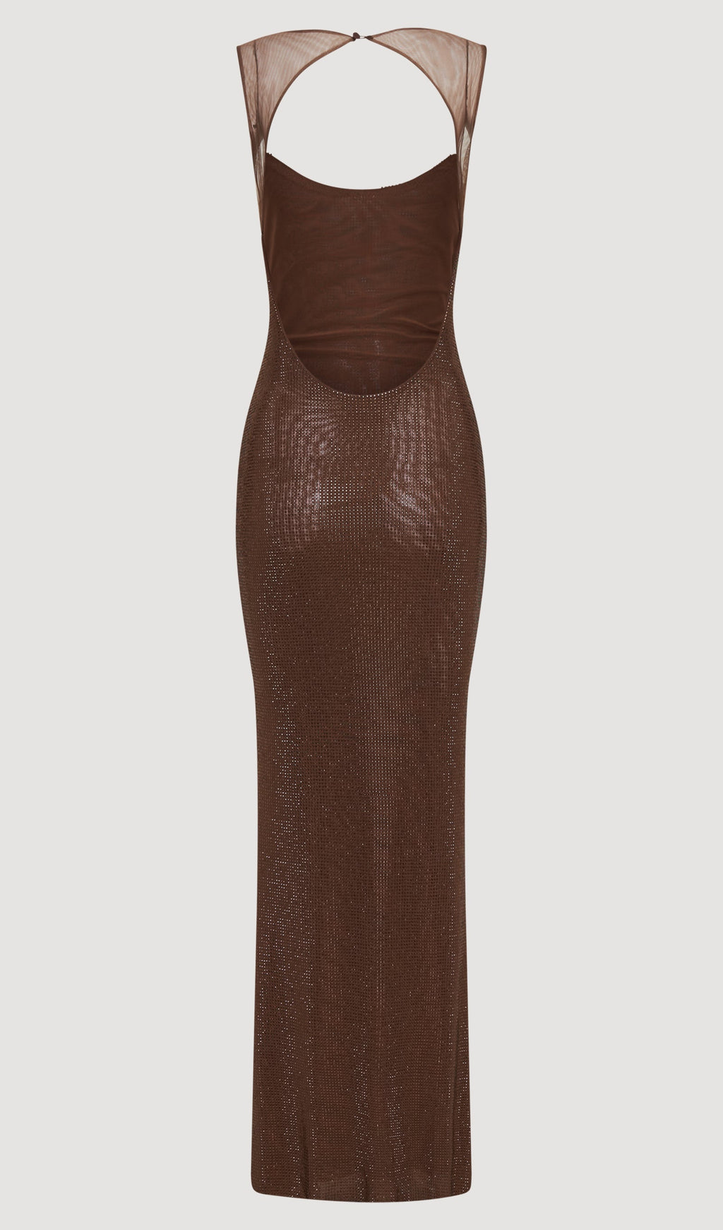 Hot Fix With Mesh Back Maxi Dress
