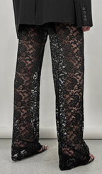 Lace Hollow Out Trousers