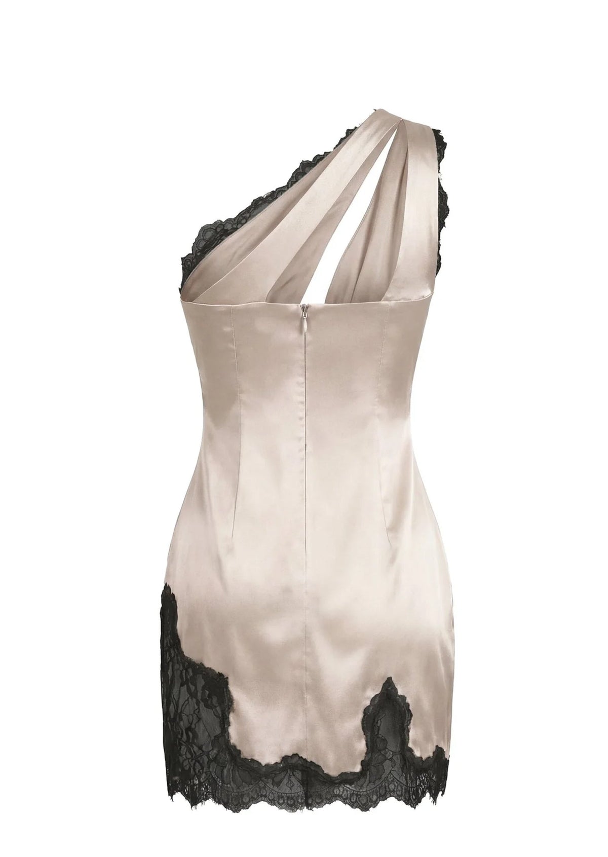 Kahoni One Shoulder Lace Mini Dress