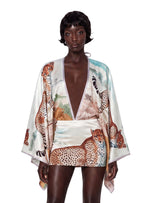 Walsh Backless Print Mini Dress