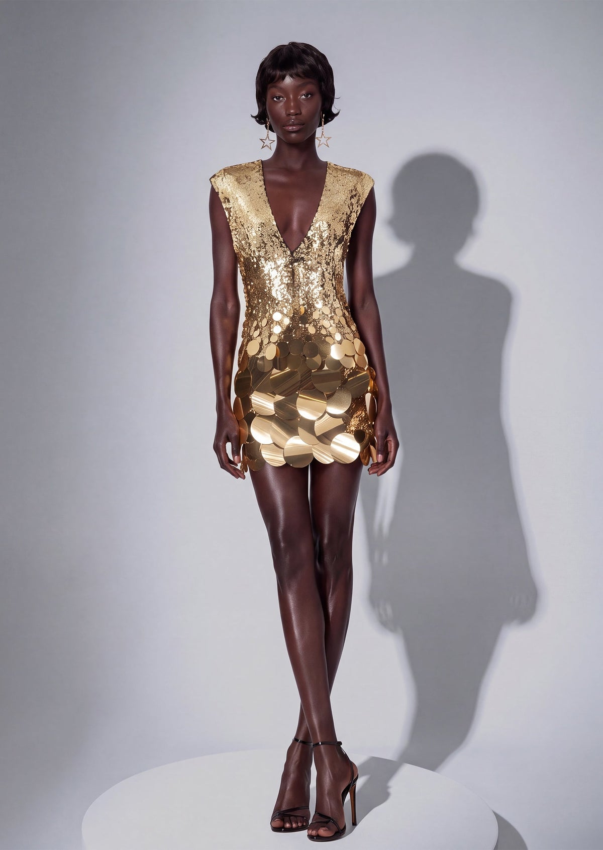 Gable Sleeveless Sequin Mini Dress