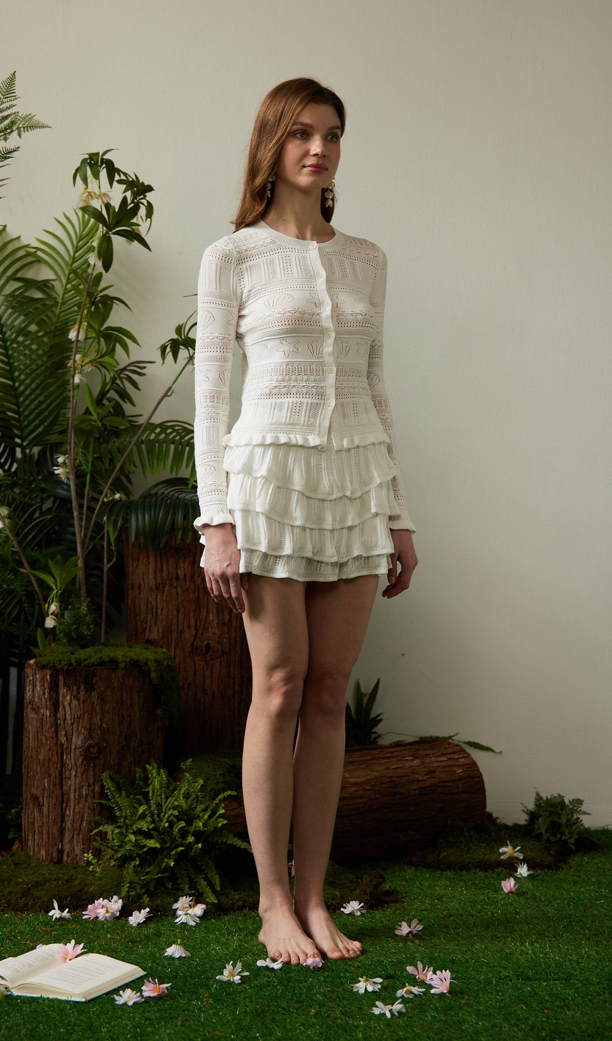 Pointelle Knit Top