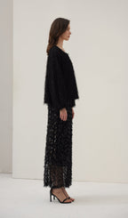 Solid Fringed Top