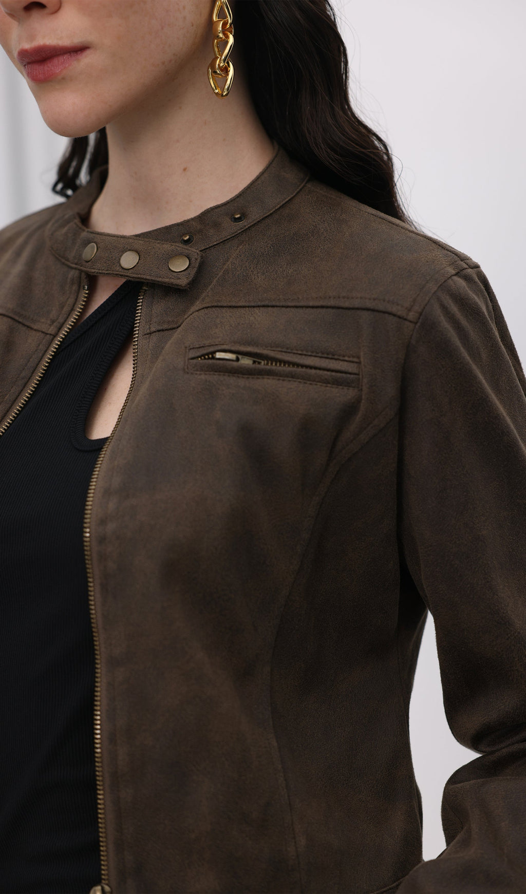 Moto Jacket Chocolate