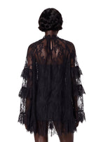 Iceland Long Sleeved Lace Mini Dress