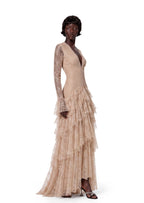 Salome Lace Tiered Maxi Dress