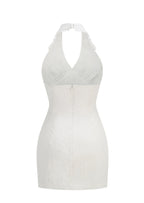 Laadan Halter Neck Sleeveless Mini Dress