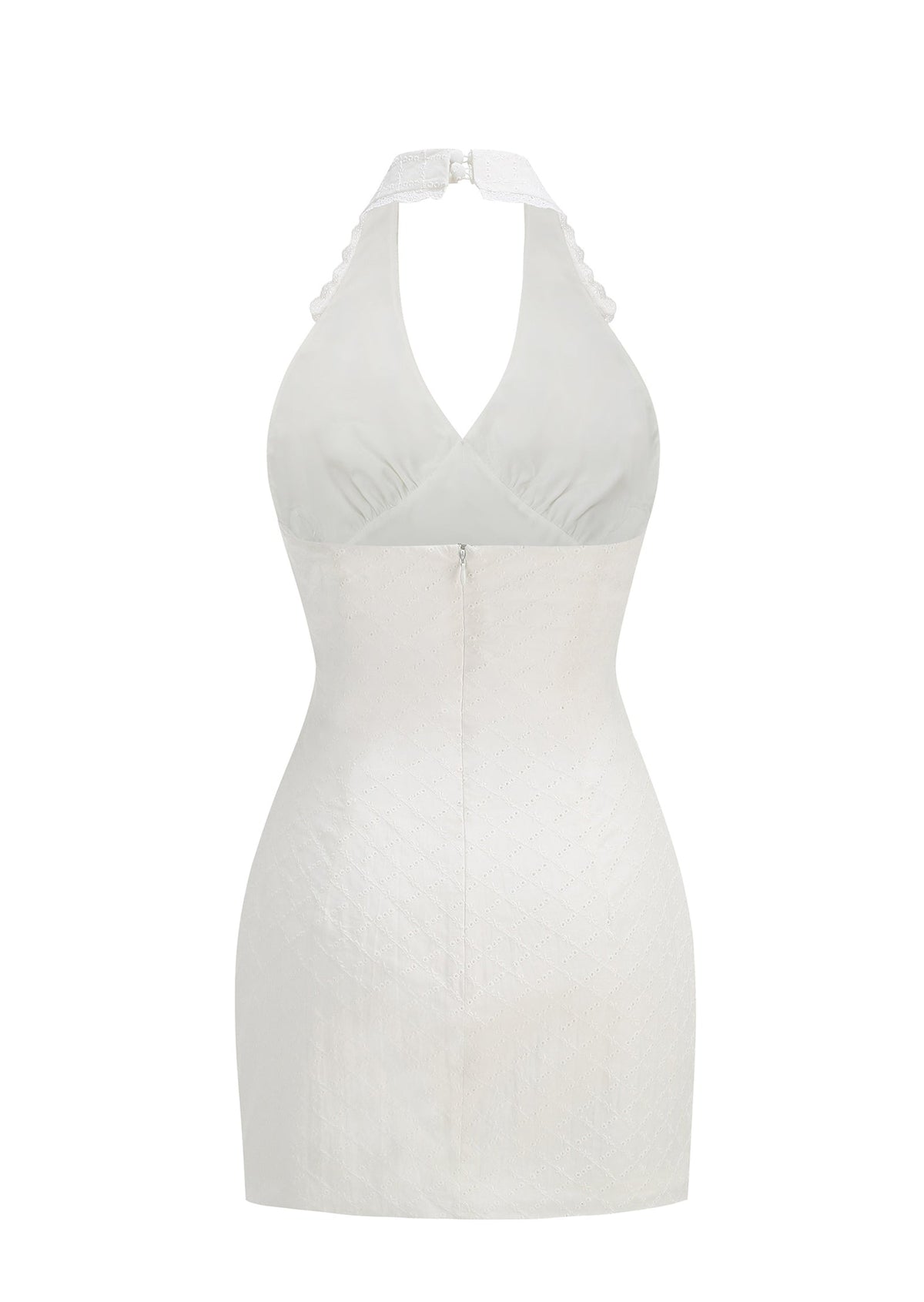 Laadan Halter Neck Sleeveless Mini Dress