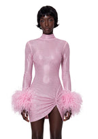 Gaines Sequin Rhinestone Mini Dress