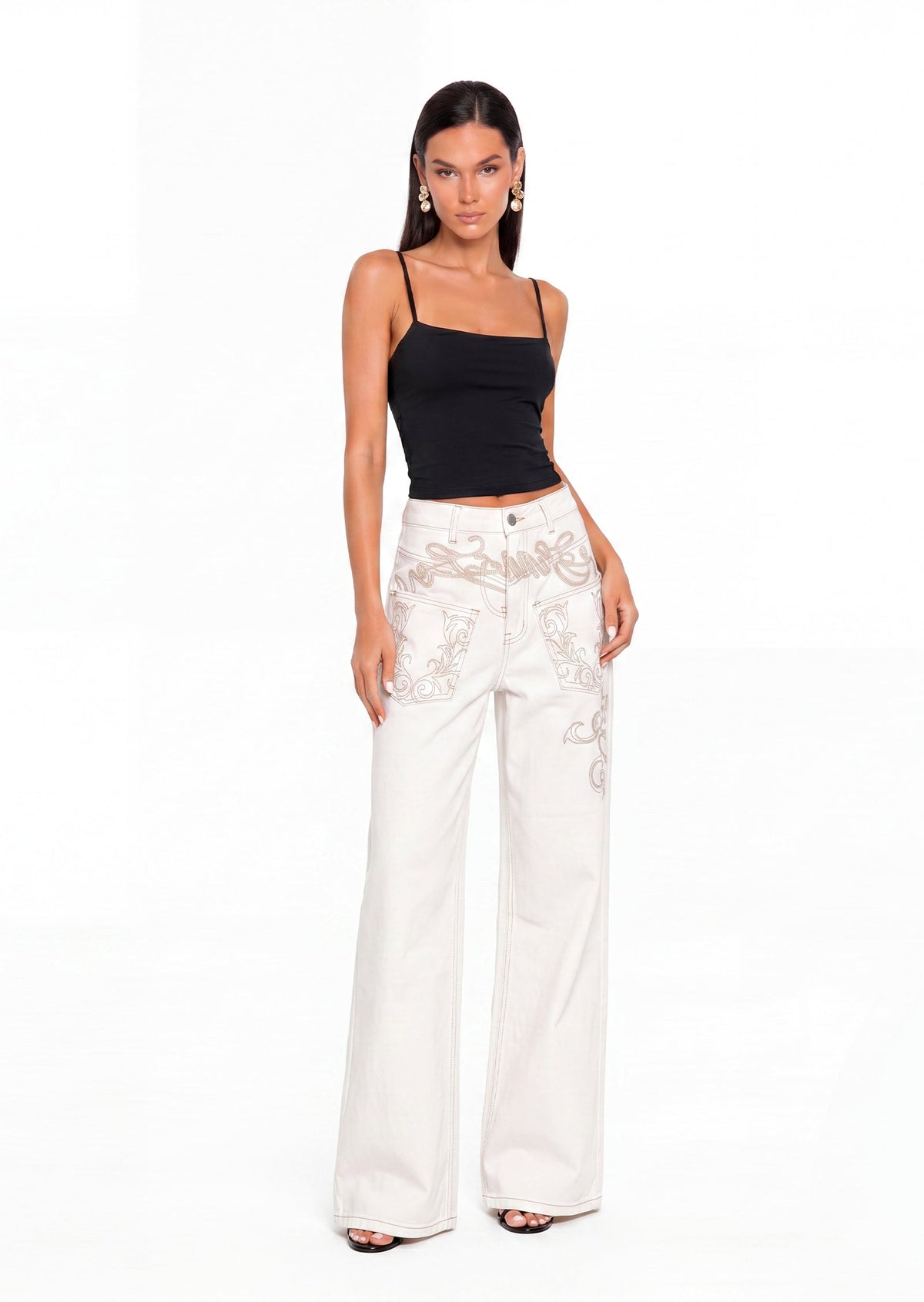 Carrie Ecru Pants
