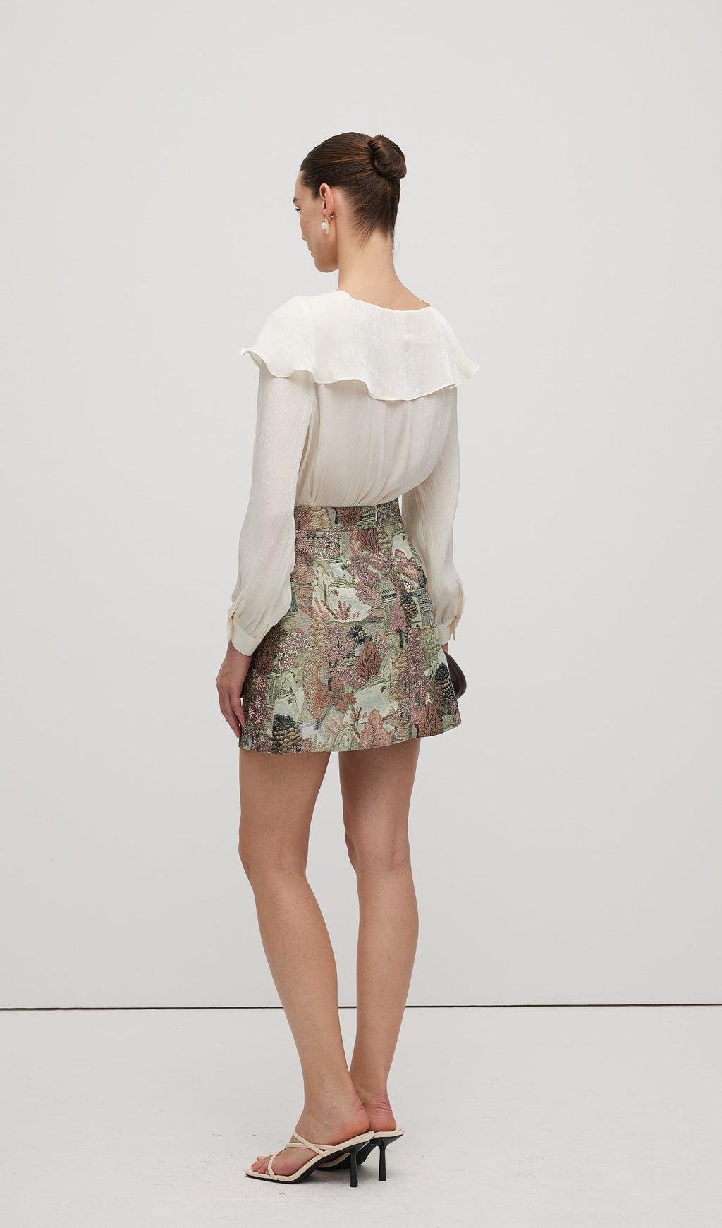Capped Shoulder Long Sleeve Top