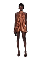 Çagatay Halter Neck Backless Mini Dress