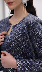 Velvet Embellished Jacket