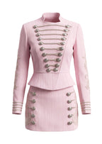 Pakpao Lace Cropped Jacket & Mini Skirt Set