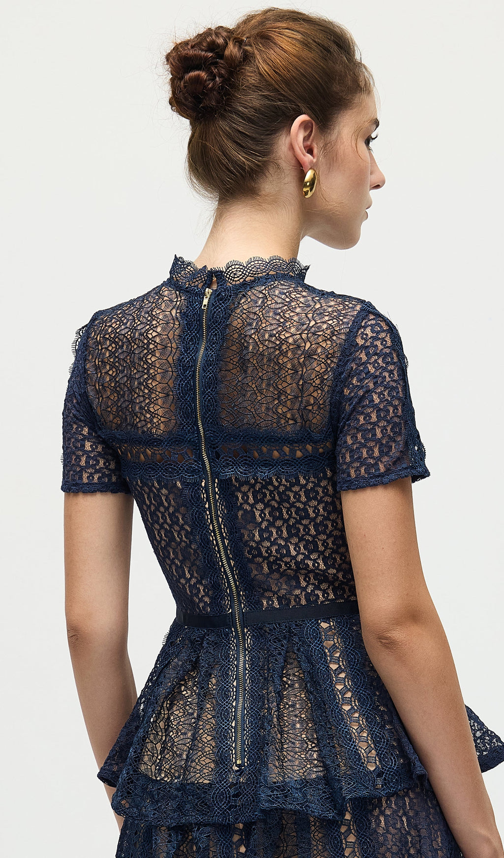 Lace Tiered Maxi Dress