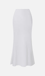 Blouse With Tonal Cape And Flared Maxi Skirt Sets