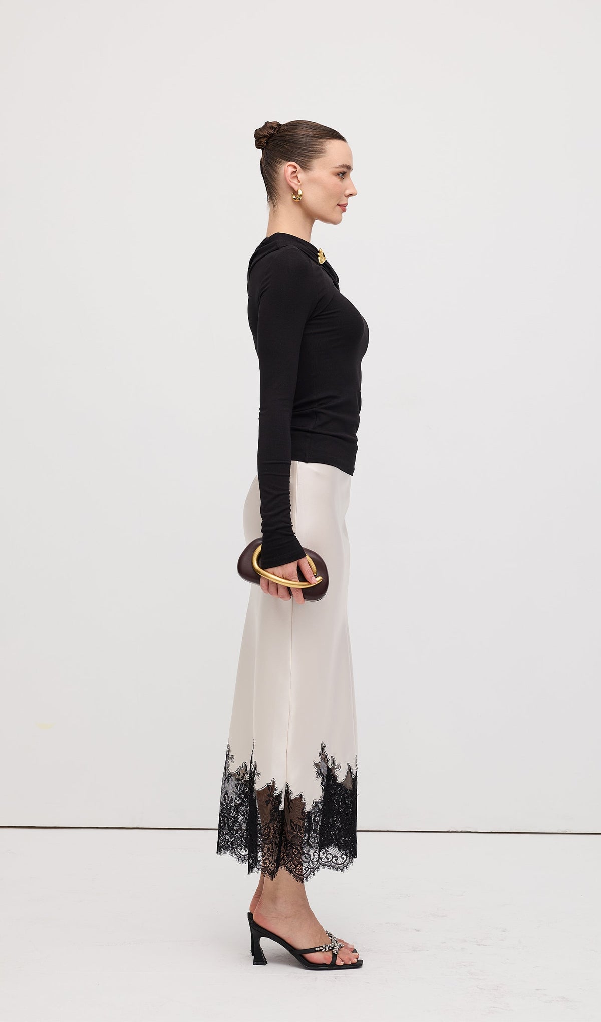 Pleated Off Shoulder Top