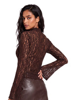 Taavet Lace Long Sleeved Top