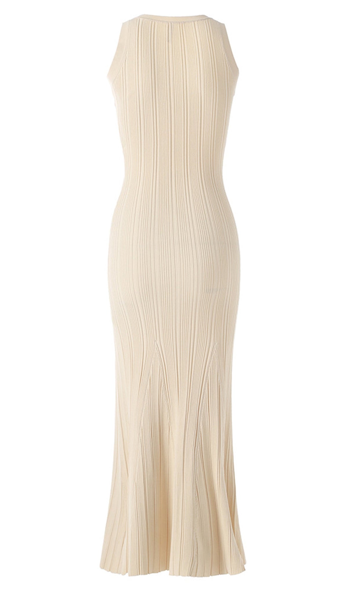 Metallic Button Knit Midi Dress