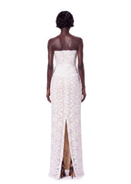 Yakez Lace Strapless Maxi Dress In White