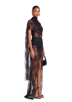 Xidorn Lace Backless Maxi Dress In Black