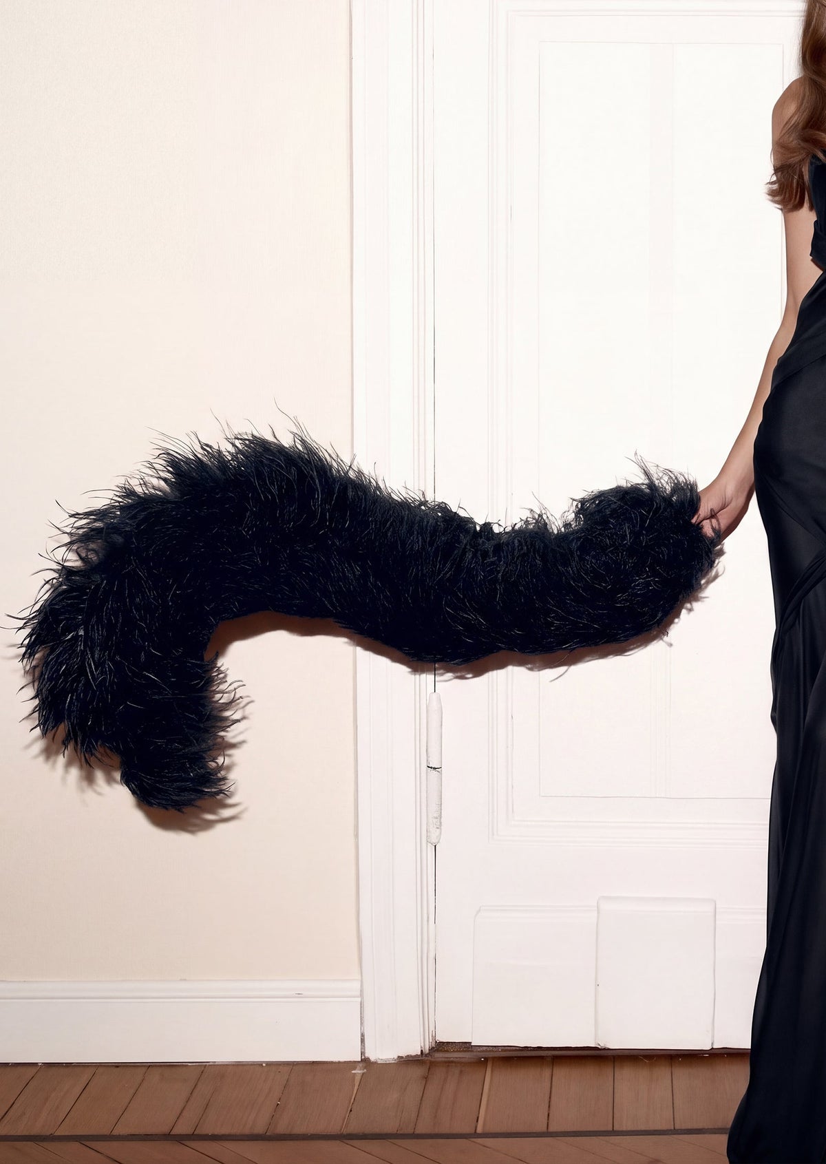 Quade Ostrich Feather Shawl